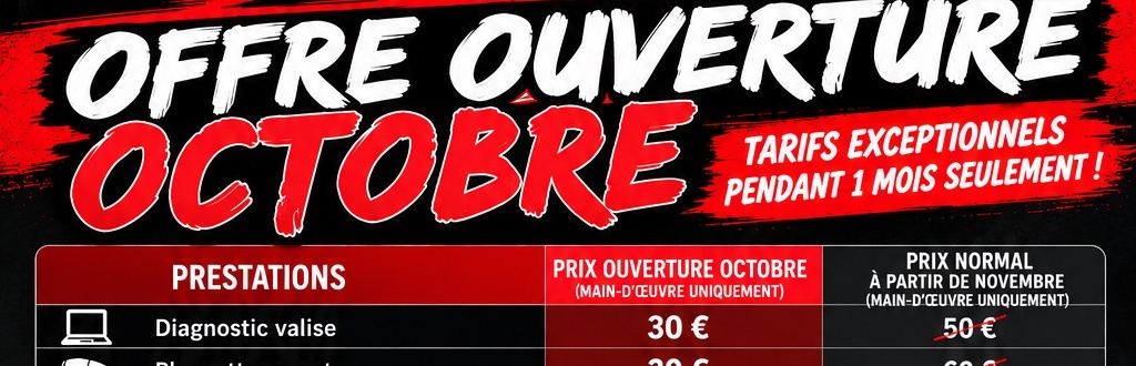 Offre d'ouverture MF Auto octobre 2026